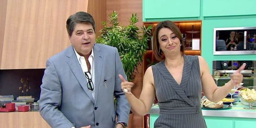 Datena e Catia Fonseca (Foto: Reprodução) Datena e Catia Fonseca (Foto: Reprodução)