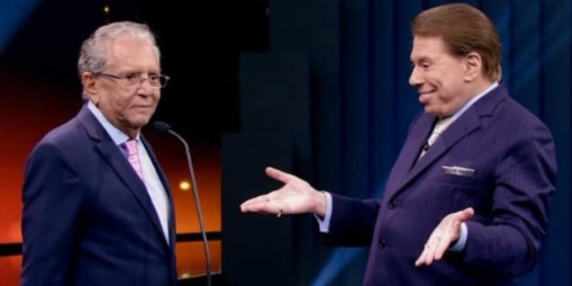 Carlos Alberto e Silvio Santos (Foto: Reprodução) Carlos Alberto e Silvio Santos (Foto: Reprodução)