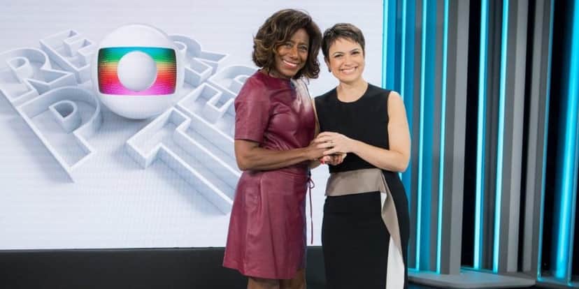 Glória Maria e Sandra Annenberg (Foto: Reprodução/Globo) Glória Maria e Sandra Annenberg (Foto: Reprodução/Globo)