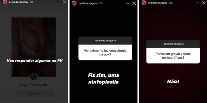 Geisy Arruda, após expor sobre genital larga, confirma cirurgia em parte íntima e escandaliza: "Ninfo" Geisy Arruda, após expor sobre genital larga, confirma cirurgia em parte íntima e escandaliza: "Ninfo"