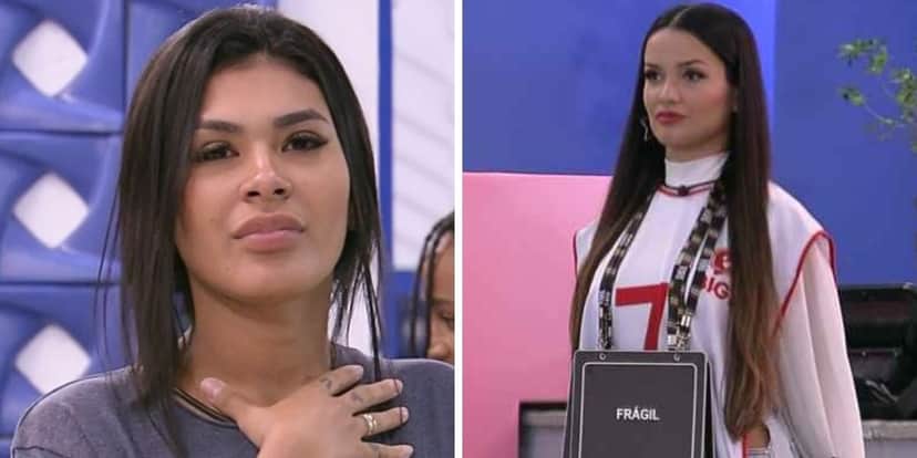 Pocah e Juliette no BBB21 (Foto: Reprodução) Pocah e Juliette no BBB21 (Foto: Reprodução)