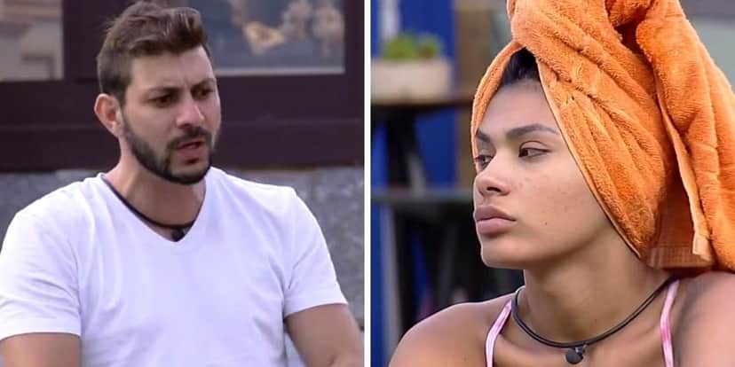 Caio e Pocah durante conversa sobre Juliette no BBB21 (Foto: Reprodução/Globo) Caio e Pocah durante conversa sobre Juliette no BBB21 (Foto: Reprodução/Globo)
