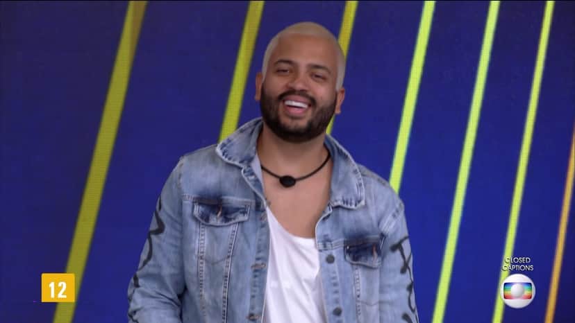 Projota saiu do BBB21 (Foto: Reprodução) Projota saiu do BBB21 (Foto: Reprodução)