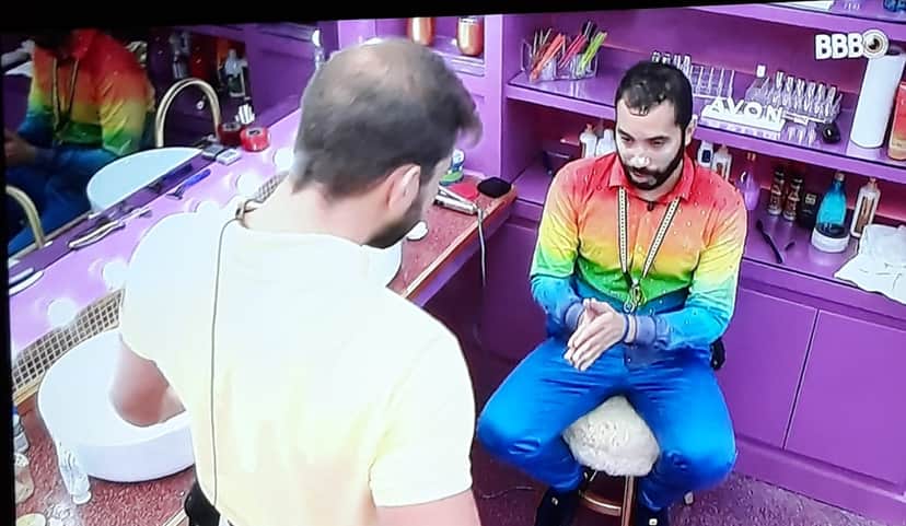 Caio e Gil no BBB21 (Foto: Reprodução) Caio e Gil no BBB21 (Foto: Reprodução)