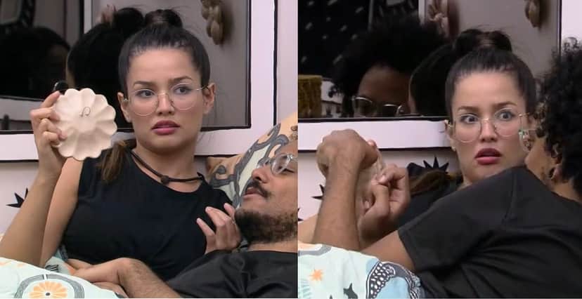 Juliette mostra suposto recado que recebeu no BBB21 (Foto: Reprodução) Juliette mostra suposto recado que recebeu no BBB21 (Foto: Reprodução)