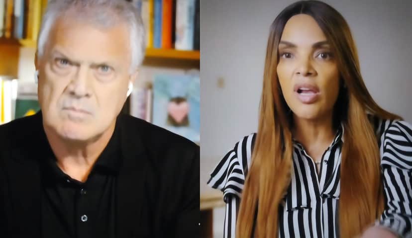Flordelis e Bial (Foto: Reprodução) Flordelis e Bial (Foto: Reprodução)