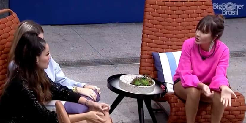 Juliette repreendendo Thaís no BBB21 (Foto: Reprodução) Juliette repreendendo Thaís no BBB21 (Foto: Reprodução)