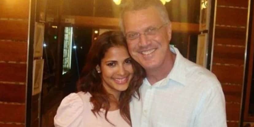 Pedro Bial, Gyselle Soares Pedro Bial, Gyselle Soares