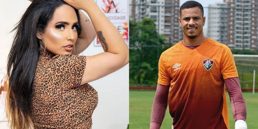 Perlla engata namoro com João Lopes, goleiro do Fluminense - Foto: Reprodução Perlla engata namoro com João Lopes, goleiro do Fluminense - Foto: Reprodução