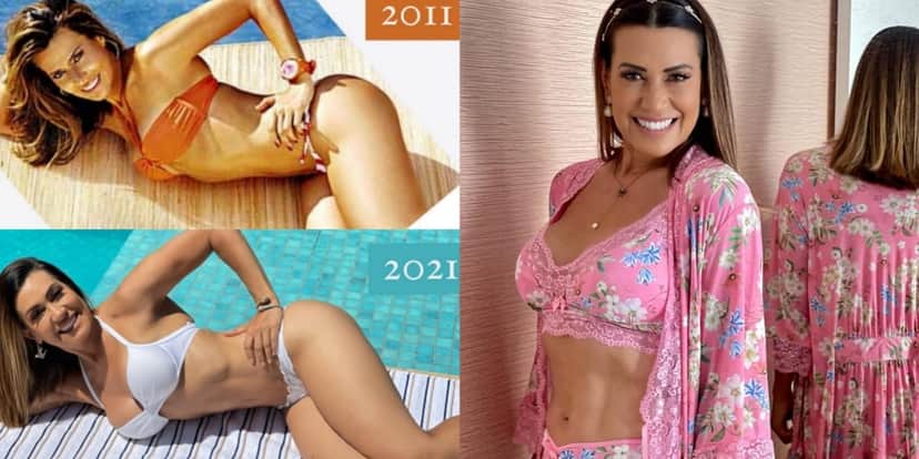Solange Frazão repete pose em foto de 10 anos atrás e choca internautas - Foto: Reprodução Solange Frazão repete pose em foto de 10 anos atrás e choca internautas - Foto: Reprodução