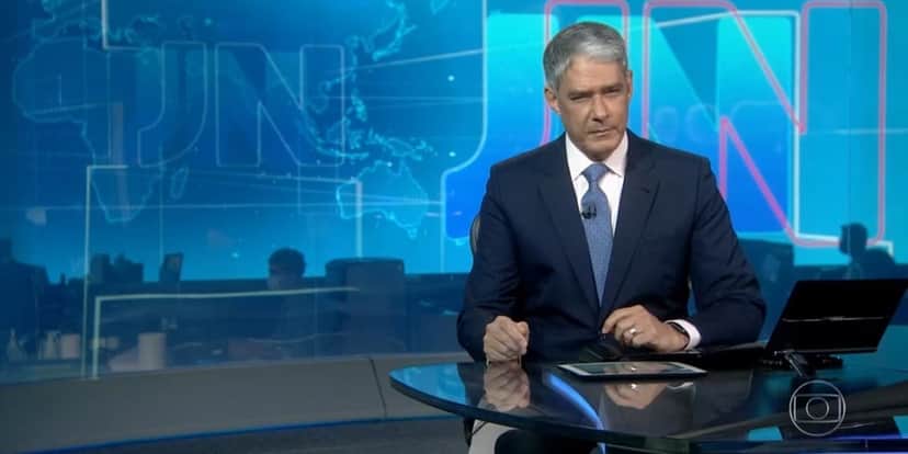William Bonner no Jornal Nacional (Foto: Reprodução / TV Globo)