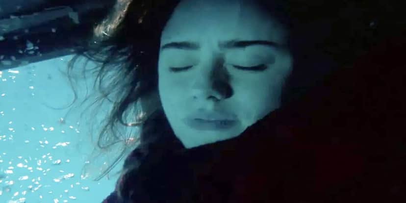 A Vida da Gente: Ana (Fernanda Vasconcellos) afunda em lago presa em carro após sofrer acidente (Foto: Reprodução/Globo)