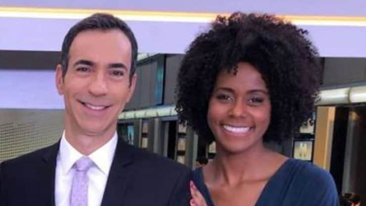 César Tralli e Maju Coutinho César Tralli e Maju Coutinho