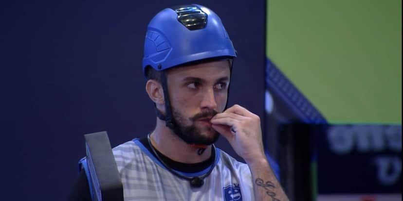 Arthur na Prova do Líder no BBB21 (Foto: Reprodução) Arthur na Prova do Líder no BBB21 (Foto: Reprodução)