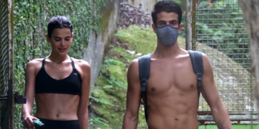 Bruna Marquezine e o atual namorado, Enzo Celulari (Foto: Dilson Silva/AgNews)