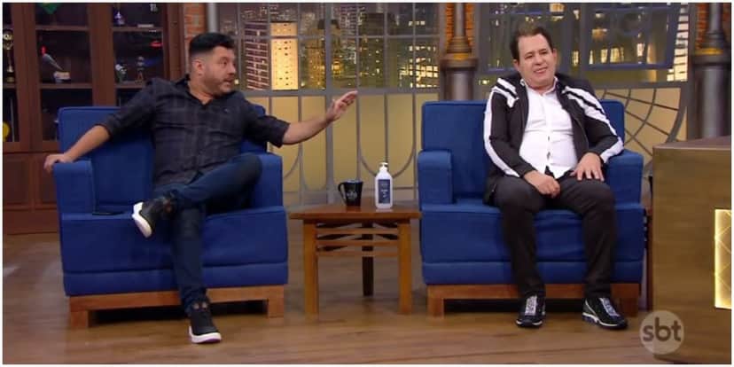 Bruno e Marrone negaram notícia sobre separação (Foto: Reprodução/ SBT) Bruno e Marrone negaram notícia sobre separação (Foto: Reprodução/ SBT)