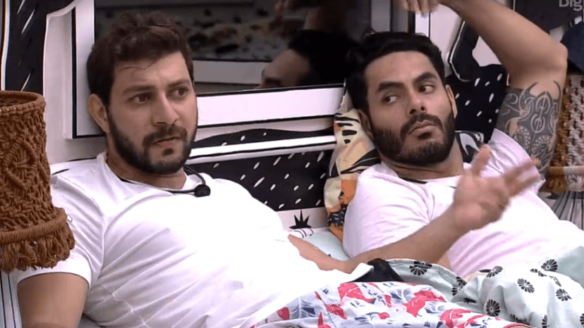 Caio e Rodolffo no BBB21 (Foto: Reprodução) Caio e Rodolffo no BBB21 (Foto: Reprodução)