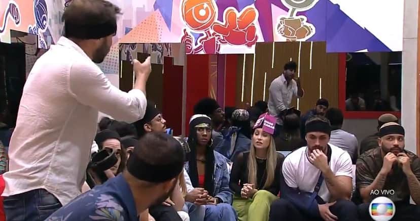 Caio e Carla Diaz protagonizaram confusão (Foto: Reprodução) BBB21 Caio e Carla Diaz protagonizaram confusão (Foto: Reprodução) BBB21