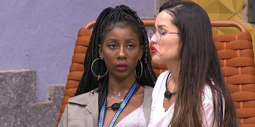 Juliette e Camilla de Lucas no BBB21 (Foto: Reprodução) Juliette e Camilla de Lucas no BBB21 (Foto: Reprodução)