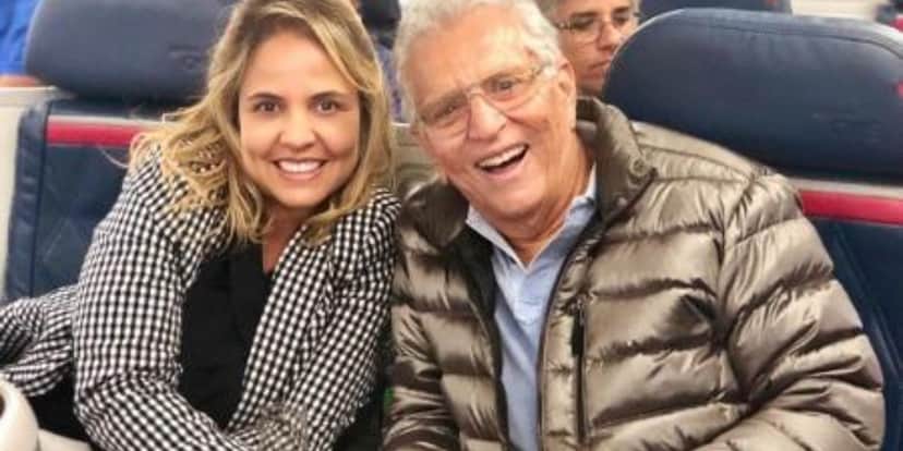 Carlos Alberto de Nóbrega e Renata Domingues (Foto: Reprodução/Instagram) Carlos Alberto de Nóbrega e Renata Domingues (Foto: Reprodução/Instagram)