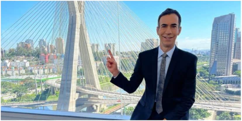 César Tralli está crescendo na Globo e já aparece na lista de possível substituto de William Bonner (Foto: Reprodução) César Tralli está crescendo na Globo e já aparece na lista de possível substituto de William Bonner (Foto: Reprodução)