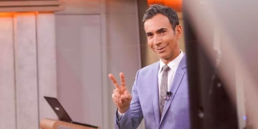 Cesar Tralli nos bastidores da Globo (Foto: Reprodução/Instagram) Cesar Tralli nos bastidores da Globo (Foto: Reprodução/Instagram)