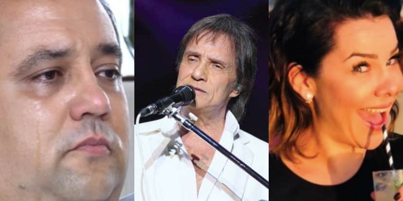 Geraldo Luis, Roberto Carlos e Fernanda Souza (Reprodução) Geraldo Luis, Roberto Carlos e Fernanda Souza (Reprodução)
