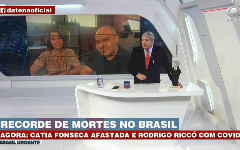 Apresentador se revoltou com a equipe (Foto: Reprodução) Apresentador se revoltou com a equipe (Foto: Reprodução)