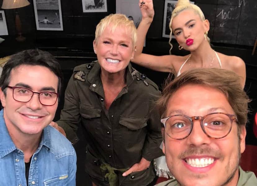 Xuxa, Manu Gavassi, Padre Fábio de Mello e Fábio Porchat (Foto: Reprodução/Instagram) Xuxa, Manu Gavassi, Padre Fábio de Mello e Fábio Porchat (Foto: Reprodução/Instagram)