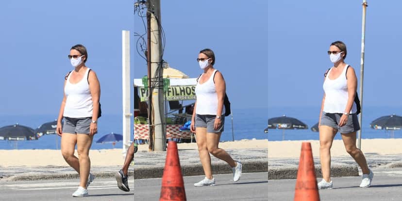 Giulia Gam foi flagrada caminhando na orla do Leblon, no Rio de Janeiro (Foto: JC Pereira/AgNews) Giulia Gam foi flagrada caminhando na orla do Leblon, no Rio de Janeiro (Foto: JC Pereira/AgNews)