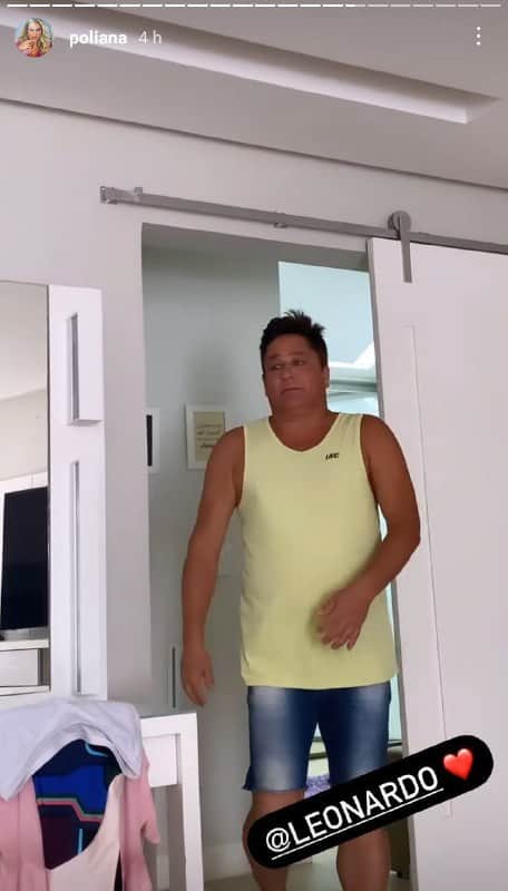 Leonardo passou dos limites e foi vasculhas as coisas de Poliana Rocha (Foto: Reprodução/ Instagram) Leonardo passou dos limites e foi vasculhas as coisas de Poliana Rocha (Foto: Reprodução/ Instagram)