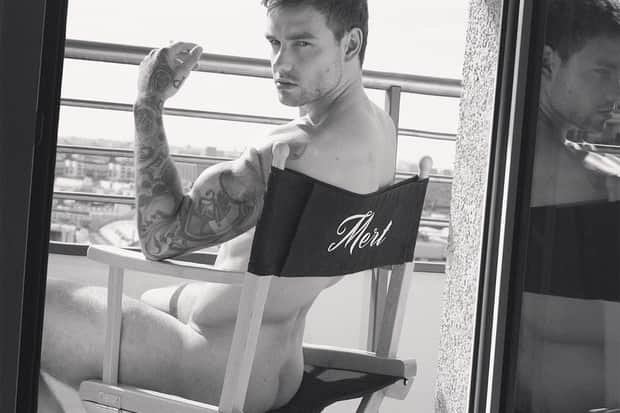Registro do ensaio de Liam Payne (Foto: Reprodução) Registro do ensaio de Liam Payne (Foto: Reprodução)