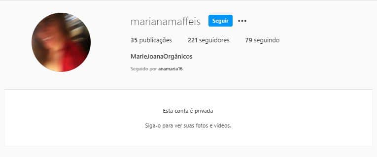 Mariana Maffeis privou conta nas redes sociais (Foto: Reprodução/Instagram) Mariana Maffeis privou conta nas redes sociais (Foto: Reprodução/Instagram)