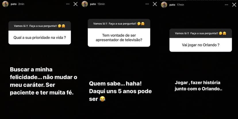 Pato fez brincadeira com os fãs nas redes sociais (Foto: Reprodução/Instagram) Pato fez brincadeira com os fãs nas redes sociais (Foto: Reprodução/Instagram)