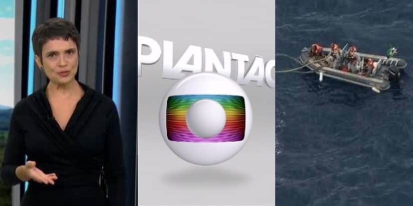 Sandra Annenberg apresentou Plantão da Globo chocante (Foto: Reprodução/TV Globo) Sandra Annenberg apresentou Plantão da Globo chocante (Foto: Reprodução/TV Globo)