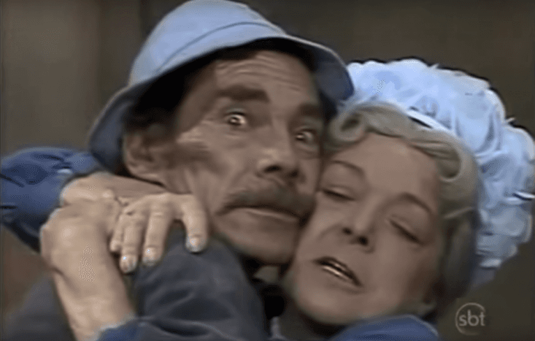 Seu Madruga e Bruxa do 71 viveram relacionamento forçado em "Chaves", de acordo com fãs do seriado (Foto: Reprodução/SBT) Seu Madruga e Bruxa do 71 viveram relacionamento forçado em "Chaves", de acordo com fãs do seriado (Foto: Reprodução/SBT)