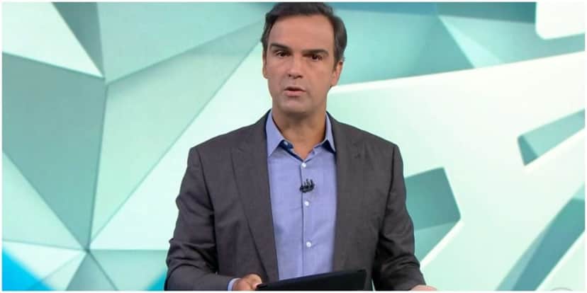 Tadeu Schmidt no comando do Fantástico - Foto: Reprodução Tadeu Schmidt no comando do Fantástico - Foto: Reprodução