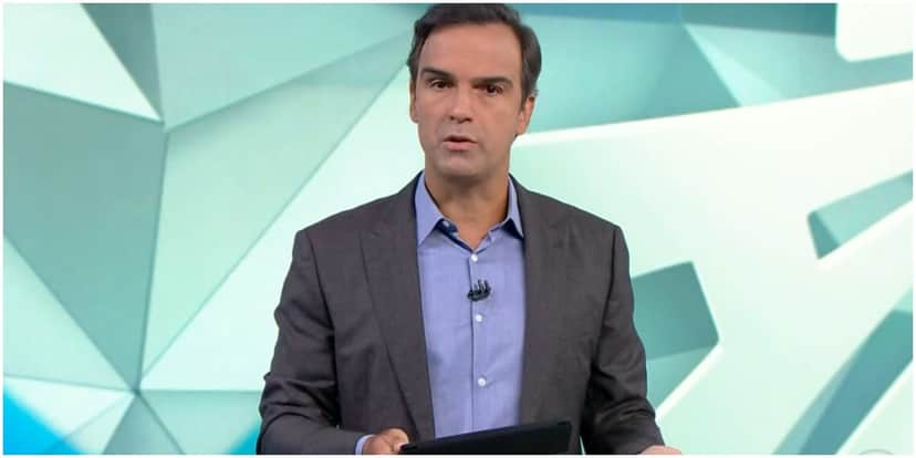 Tadeu Schmidt no comando do Fantástico - Foto: Reprodução Tadeu Schmidt no comando do Fantástico - Foto: Reprodução