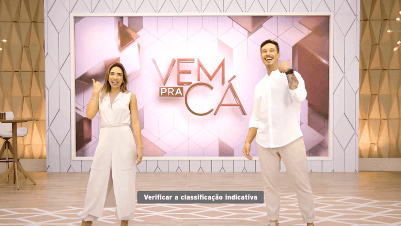 Patrícia Abravanel no Vem Pra Cá Patrícia Abravanel no Vem Pra Cá