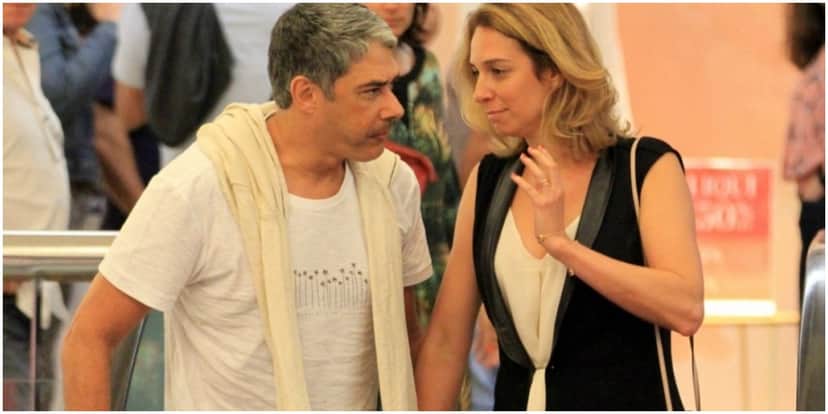 William Bonner em foto com a esposa, Natasha Dantas - Foto: Reprodução William Bonner em foto com a esposa, Natasha Dantas - Foto: Reprodução