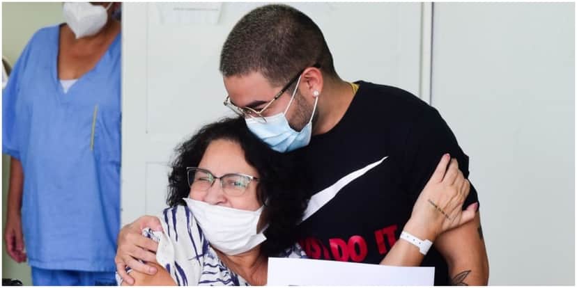Yudi Tamashiro comemora a vitória de sua mãe Tânia, após ela vencer a Covid-19 Yudi Tamashiro comemora a vitória de sua mãe Tânia, após ela vencer a Covid-19