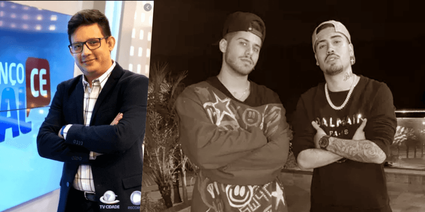 Erlan Bastos entra em treta com Kevinho (Foto montagem: TV Foco) Erlan Bastos entra em treta com Kevinho (Foto montagem: TV Foco)