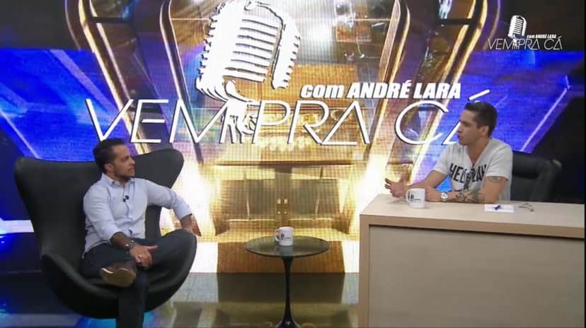 André Lara na TV8 (Foto divulgação) André Lara na TV8 (Foto divulgação)