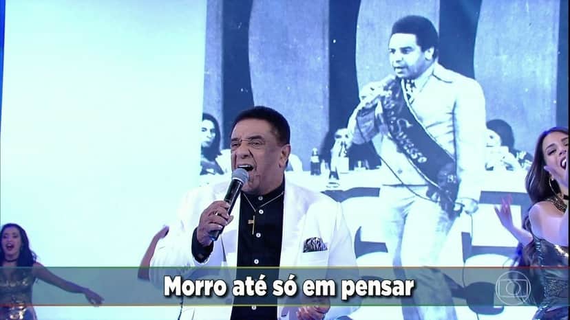 Agnaldo Timóteo durante uma participação no programa do Faustão (Reprodução: Globo) Agnaldo Timóteo durante uma participação no programa do Faustão (Reprodução: Globo)
