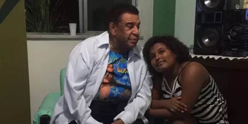 Agnaldo Timóteo em foto ao lado da filha adotiva (Foto: Reprodução) Agnaldo Timóteo em foto ao lado da filha adotiva (Foto: Reprodução)