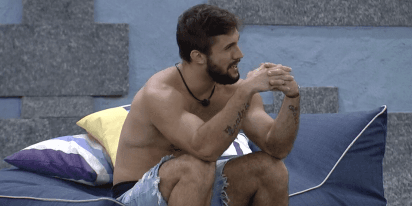 Arthur está com bastante medo do Paredão (Foto: Reprodução) Arthur está com bastante medo do Paredão (Foto: Reprodução)