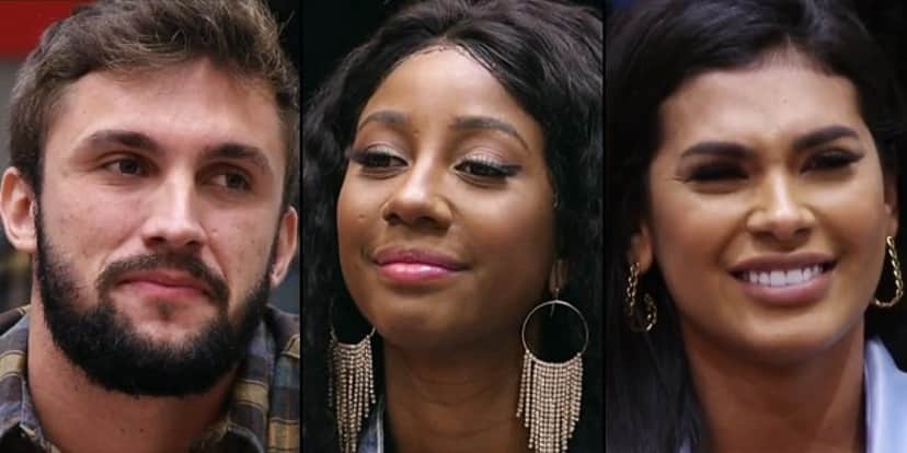 Arthur, Camilla e Pocah no BBB21 (Imagem: Montagem) Arthur, Camilla e Pocah no BBB21 (Imagem: Montagem)
