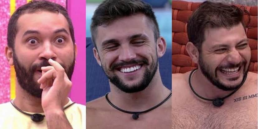 BBB21, Arthur, Gil, Caio BBB21, Arthur, Gil, Caio
