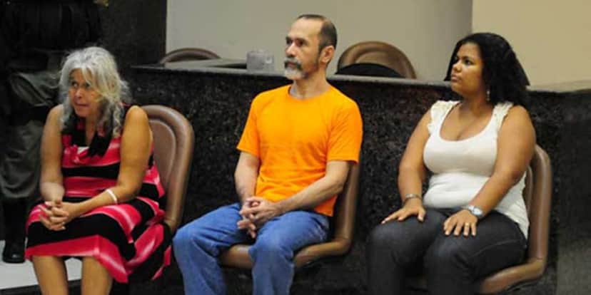 Canibais de Garanhuns durante julgamento (Foto: Reprodução) Canibais de Garanhuns durante julgamento (Foto: Reprodução)