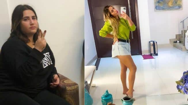 Antes e depois de filha de Leonardo (Reprodução) Antes e depois de filha de Leonardo (Reprodução)